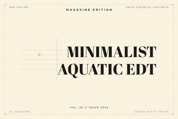 minimalist aquatic edt