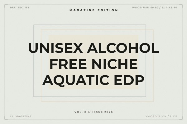 unisex alcohol free niche aquatic edp