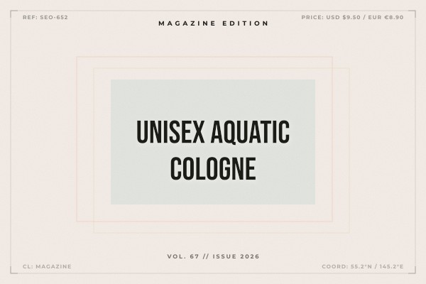 unisex aquatic cologne